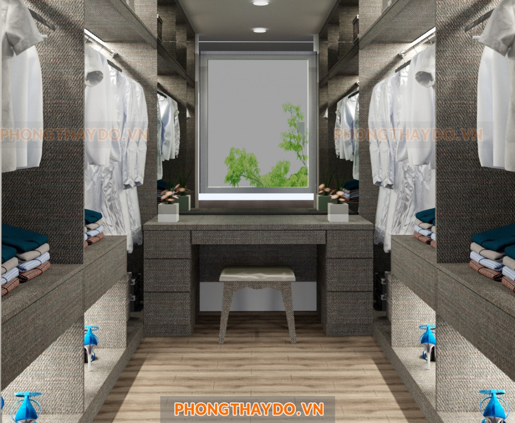 Phòng thay đồ và bàn trang điểm đẹp