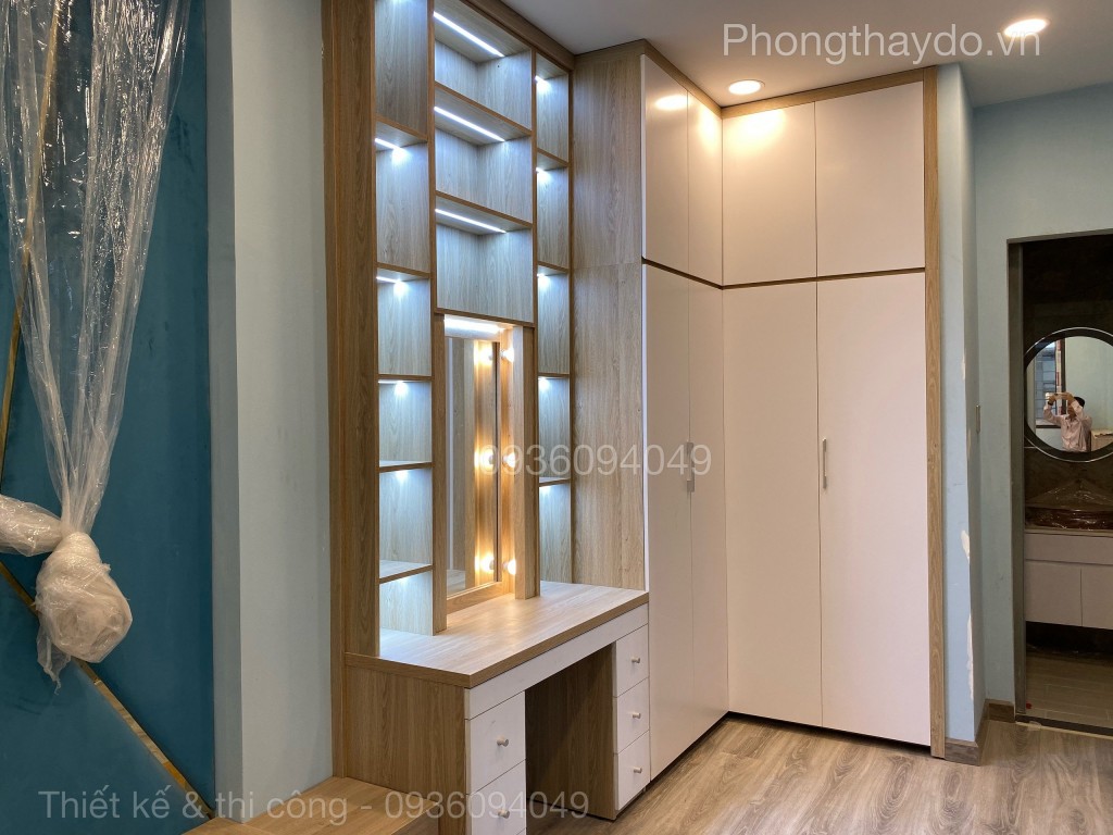 Phòng thay đồ và bàn trang điểm đẹp