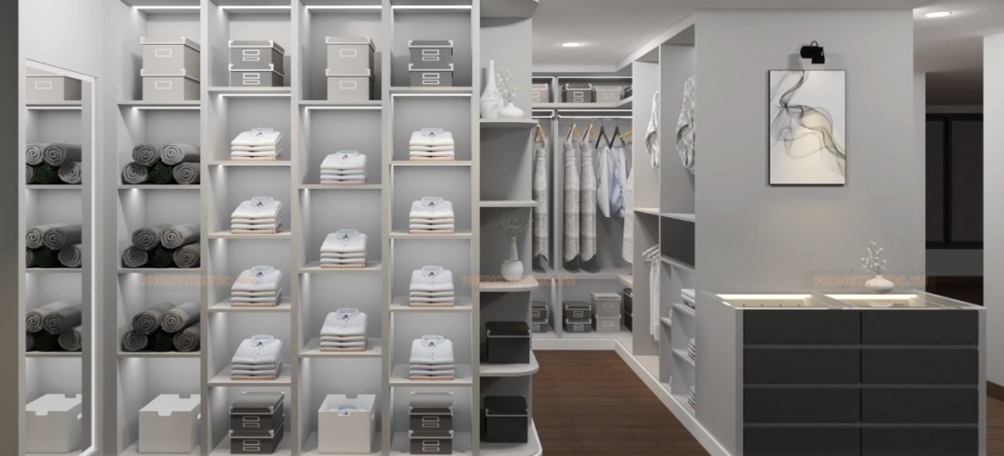 Địa chỉ thi công phòng thay đồ uy tín, chất lượng