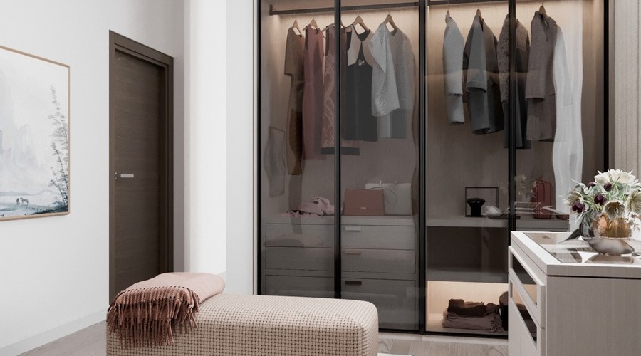 Sử dụng ghế phòng thay đồ giúp căn phòng sang trọng hơn